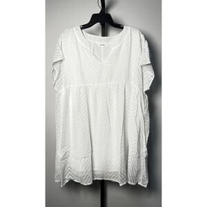 Womens Summer Tops Babydoll Short Sleeve Shirt